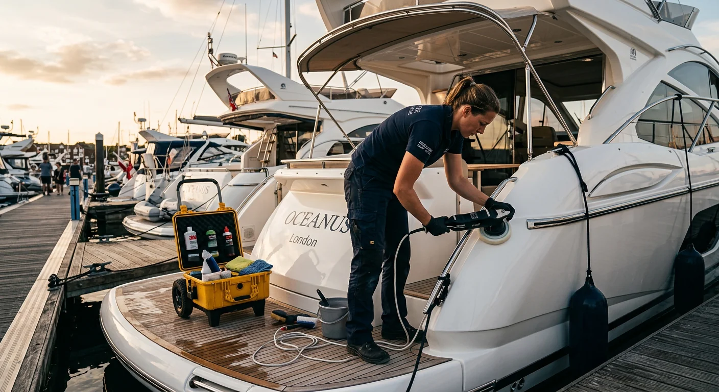 Mobile Boat Detailing service in South Florida